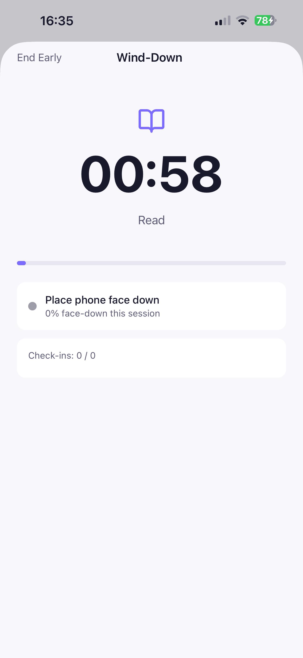 Wind-down timer